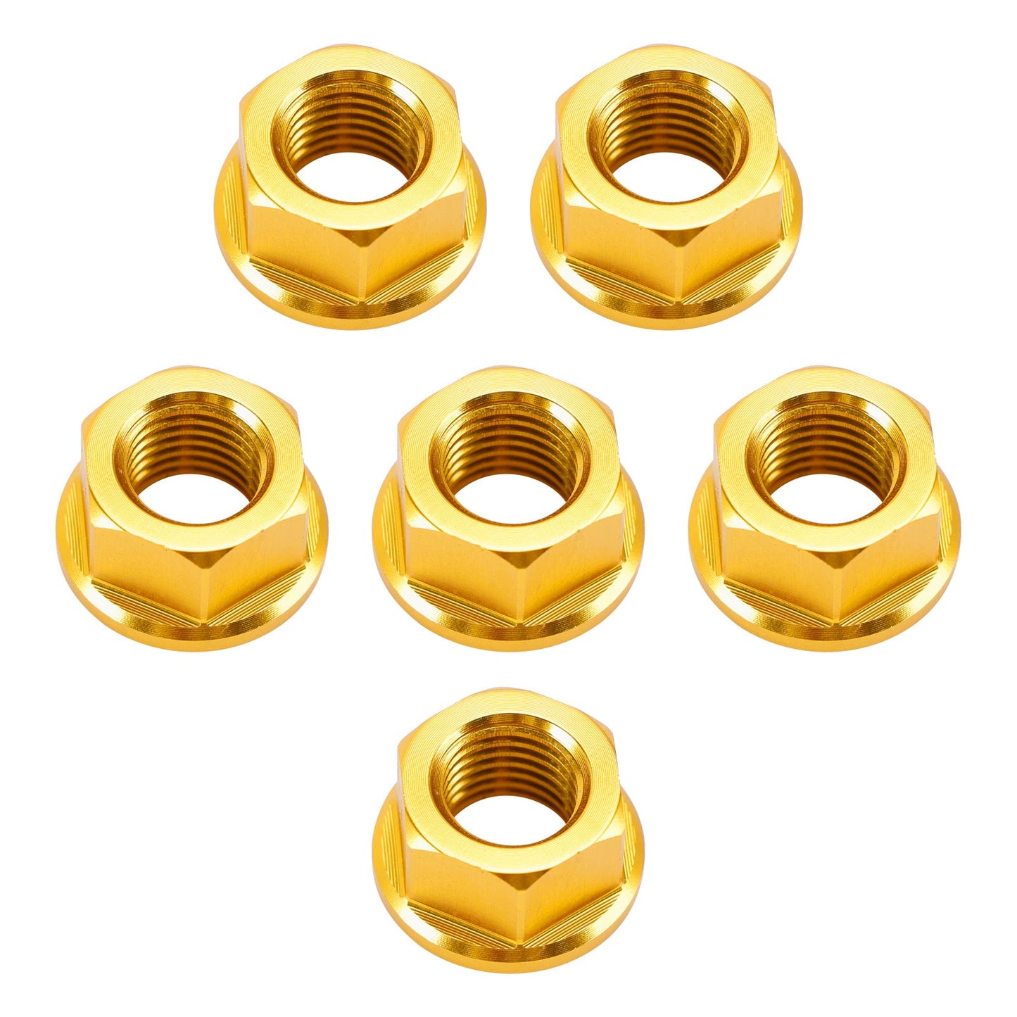 Kit dadi pignone M10x1,25 oro per Aprilia RSV1000 Mille Tuono R SL1000 99-05