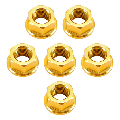 Kit dadi pignone M10x1,25 oro per Aprilia RSV1000 Mille Tuono R SL1000 99-05