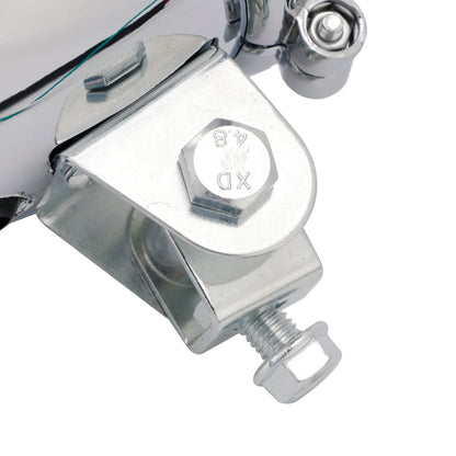 Faro fendinebbia cromato personalizzato per moto #D17 per Bobber Chopper da corsa
