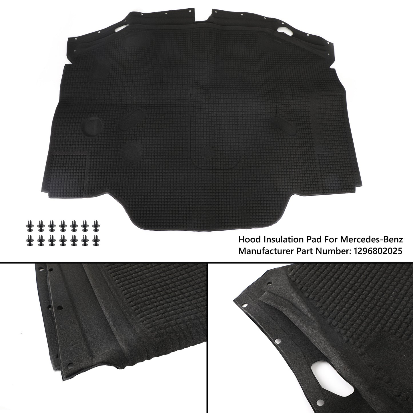Cuscinetto Isolante Del Cappuccio Per Mercedes-Benz 300SL 500S R129 SL500 SL600
