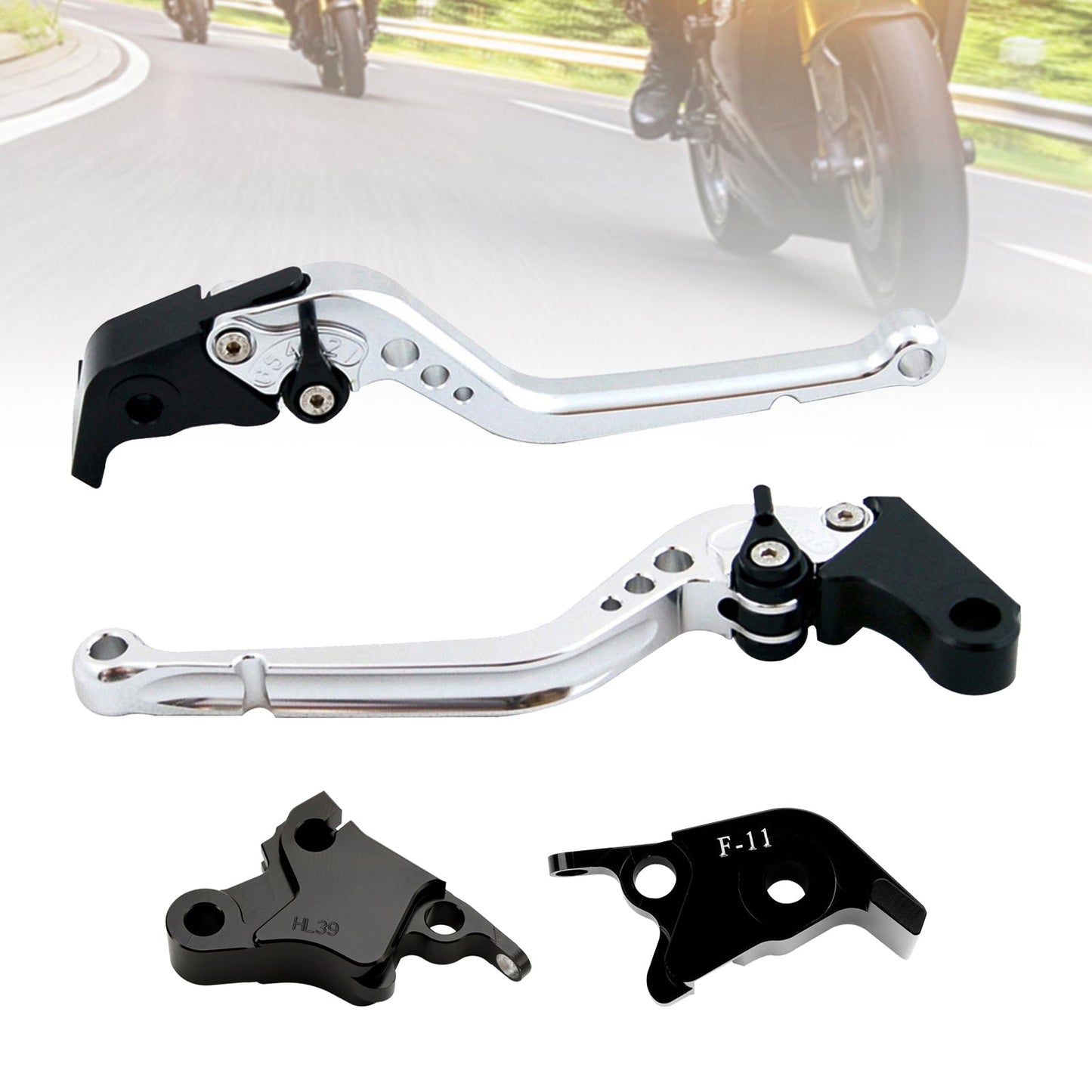 Leva frizione freno lunga adatta per CFMOTO 700CL-X Sport 2021-2024
