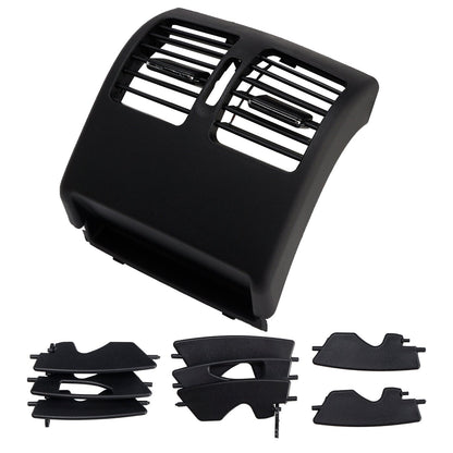 Copertura del pannello di ventilazione della console centrale posteriore per Mercedes Benz Classe C W204 2007-2014, nera