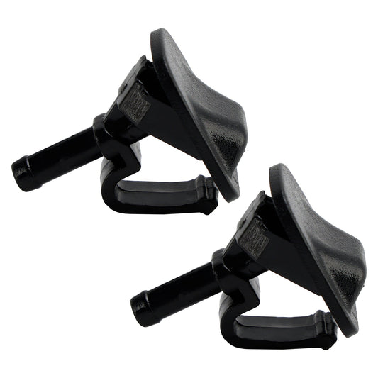 2 pezzi ugello lavavetri tergicristallo spray 55156728AB per Jeep Wrangler JK 2002-2012