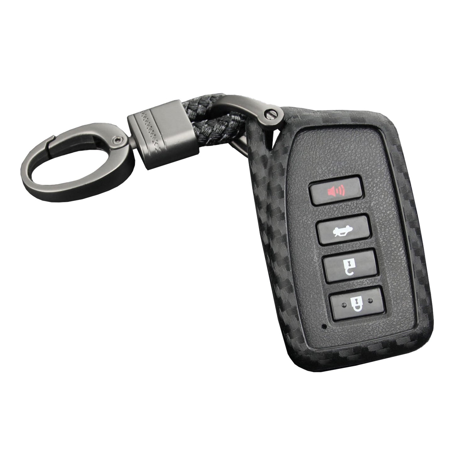 Custodia in pelle e silicone per chiave auto con fibbia per Lexus
