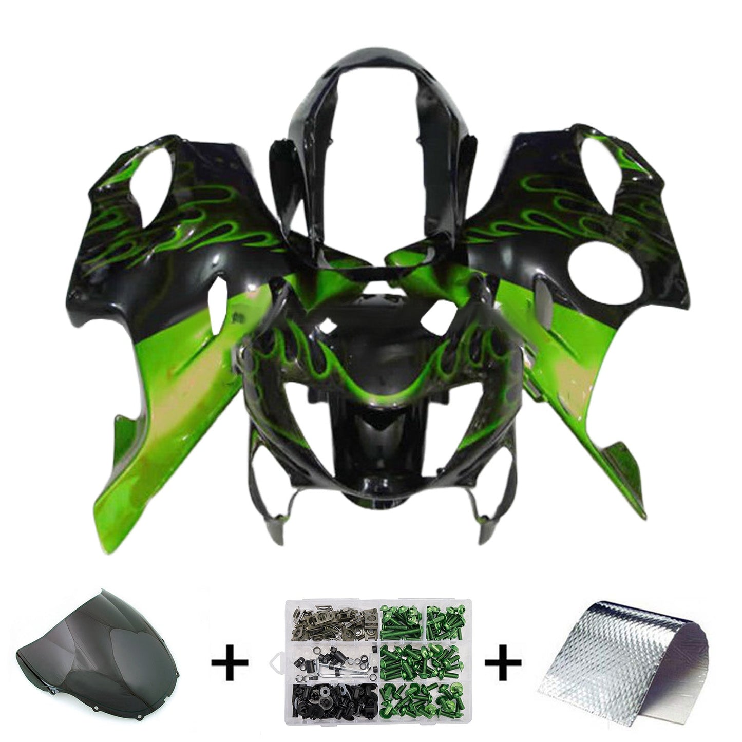 Kit carenatura iniezione plastica ABS per Honda CBR600 F4 1999-2000