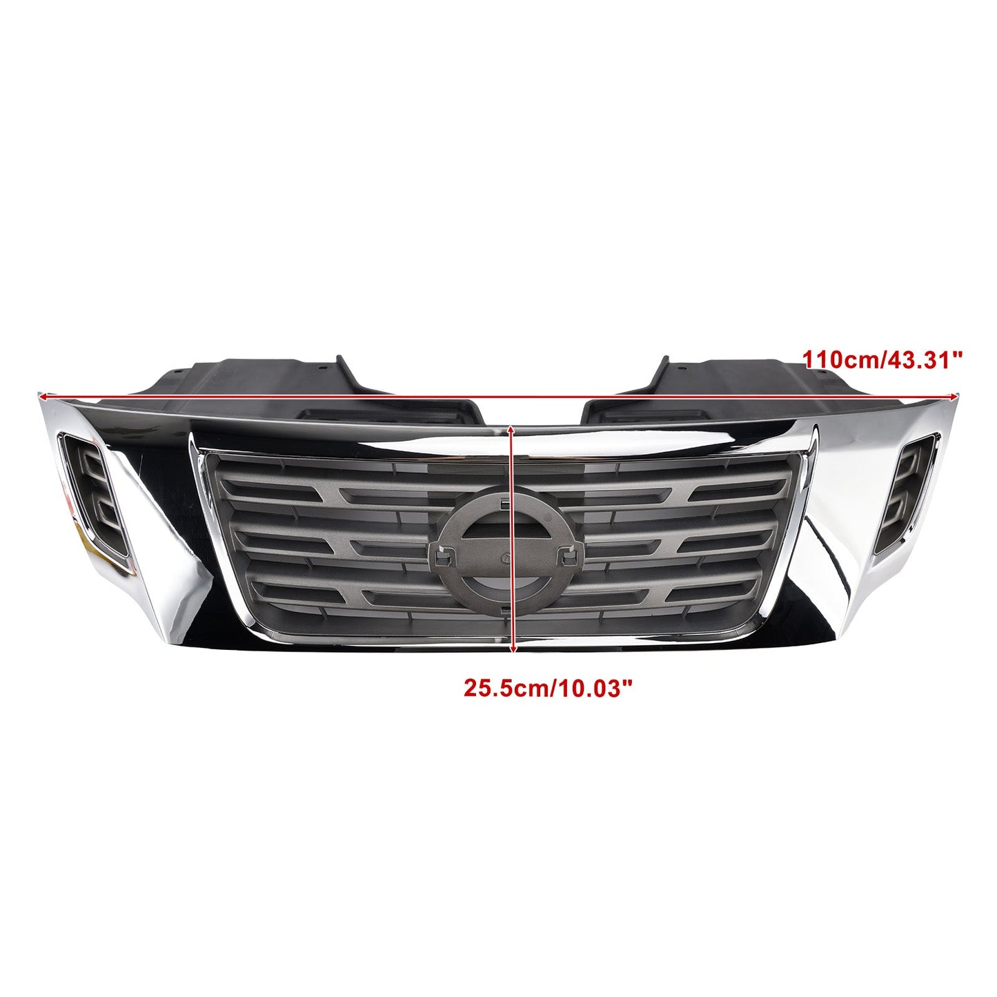 Griglia paraurti anteriore cromata D23 per Nissan Navara NP300 2015-2020