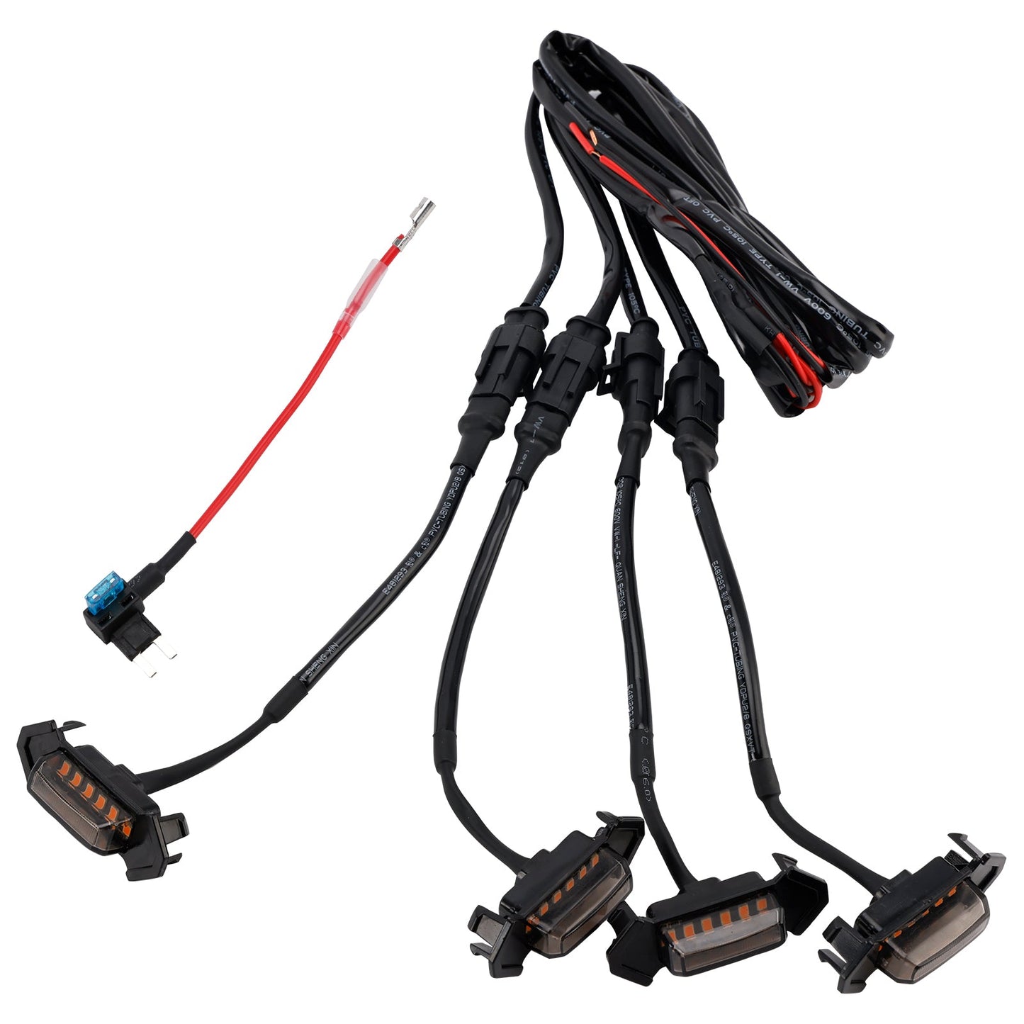 Kit luci LED per griglia anteriore Toyota Tacoma 2016-2023 con lenti fumé color ambra