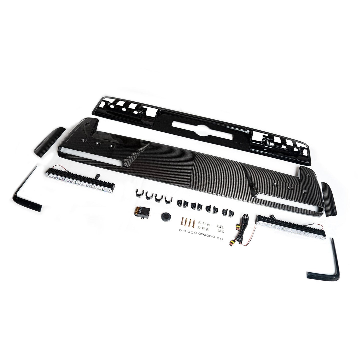 Spoiler anteriore a LED per tetto, compatibile con Mercedes Benz Classe G W465 B800 (modelli dal 2025 in poi).