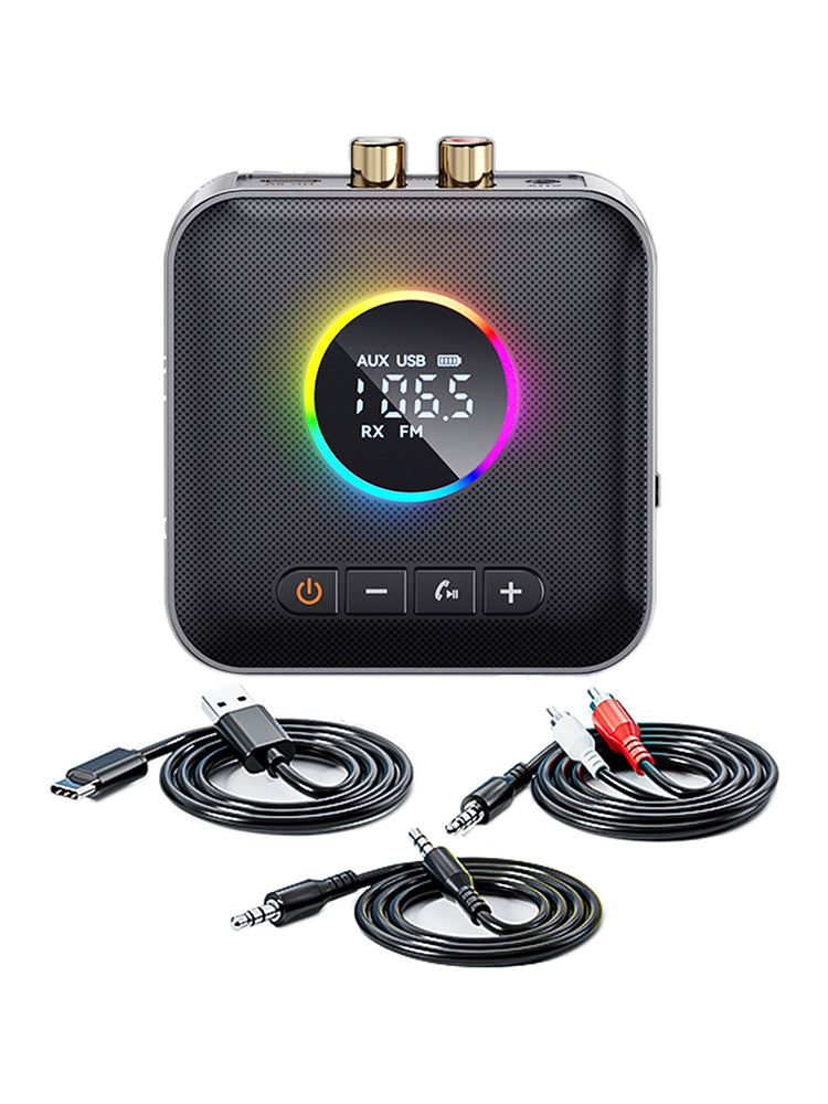 5.4 Adattatore audio ricevitore Bluetooth Trasmettitore FM Disco U senza perdita da uno a due