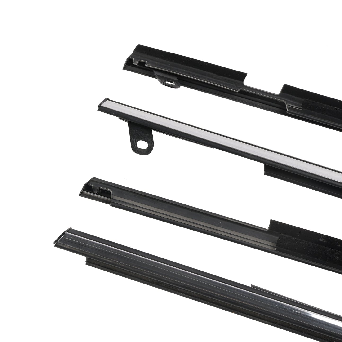 Guarnizione per modanatura esterna per finestrino cromata Toyota Venza 2009-2016 4 pezzi 757120T010