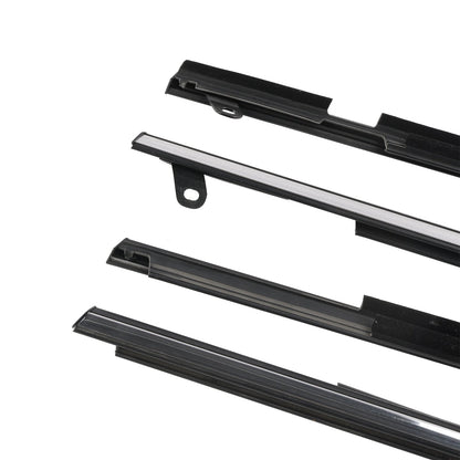 Guarnizione per modanatura esterna per finestrino cromata Toyota Venza 2009-2016 4 pezzi 757120T010