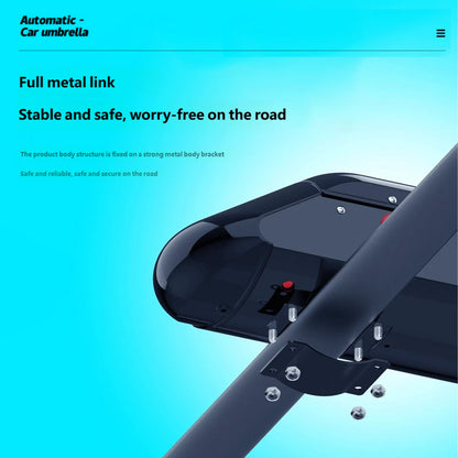 Ombrellone automatico da esterno per tetto auto, finestrino, resistente ai raggi UV e impermeabile.