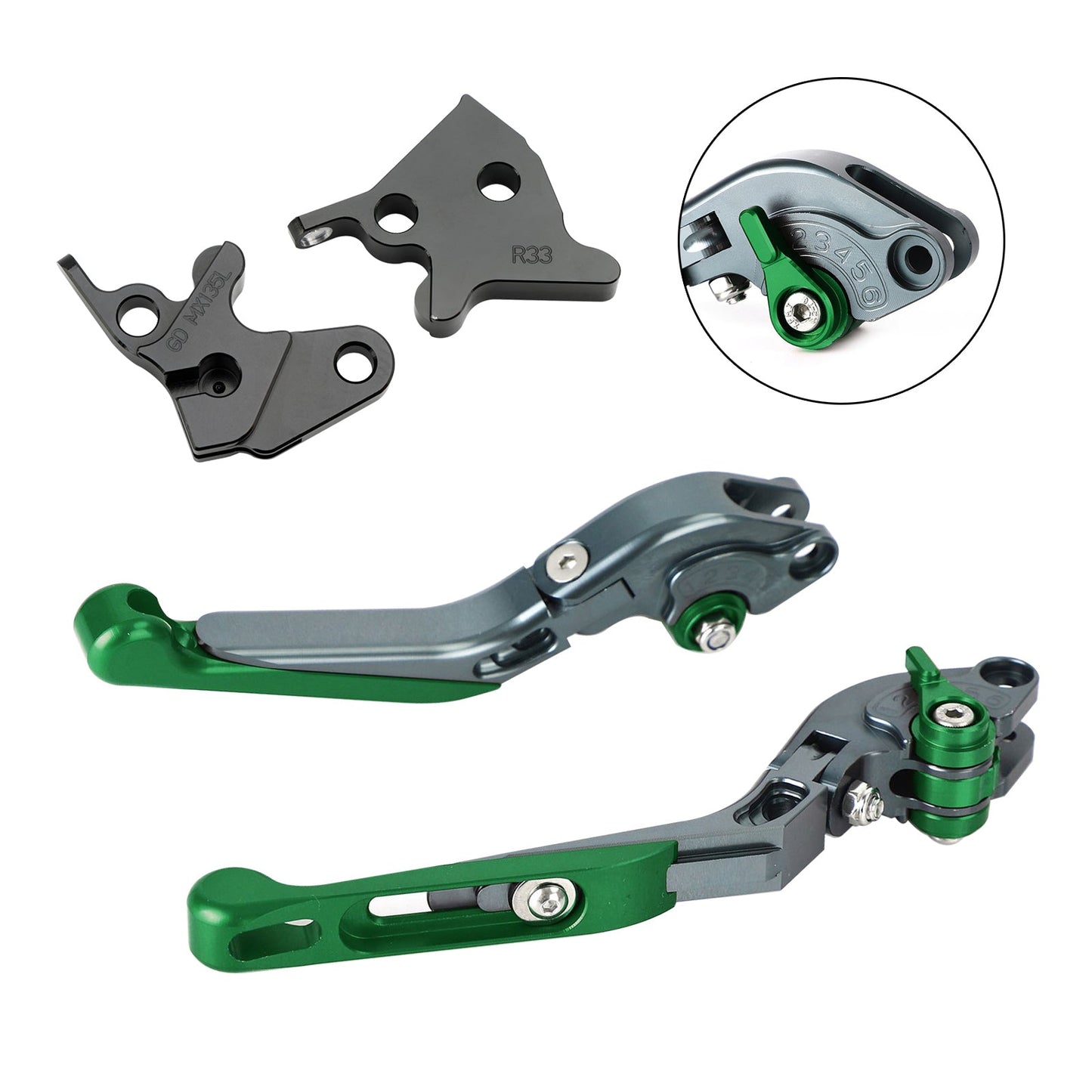 Leva freno frizione regolabile YAMAHA YBR125 2005-2014