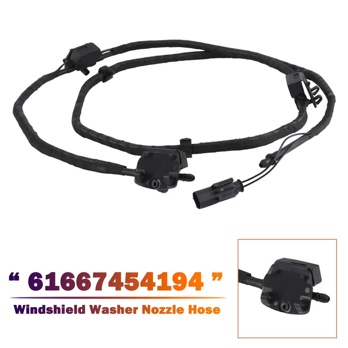 Tubo flessibile per ugello lavavetri per BMW X1 F48 2015-2022 61667454194