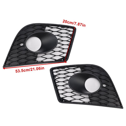 Griglia di copertura fendinebbia paraurti anteriore 2 pezzi adatta per Seat Leon Cupra 2005-2012