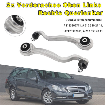 2011/09-2017/12 Per Mercedes-Benz Classe E Modello T E 500 4matic S212 2 bracci di controllo superiori dell'asse anteriore (sinistro e destro) A2123302711
