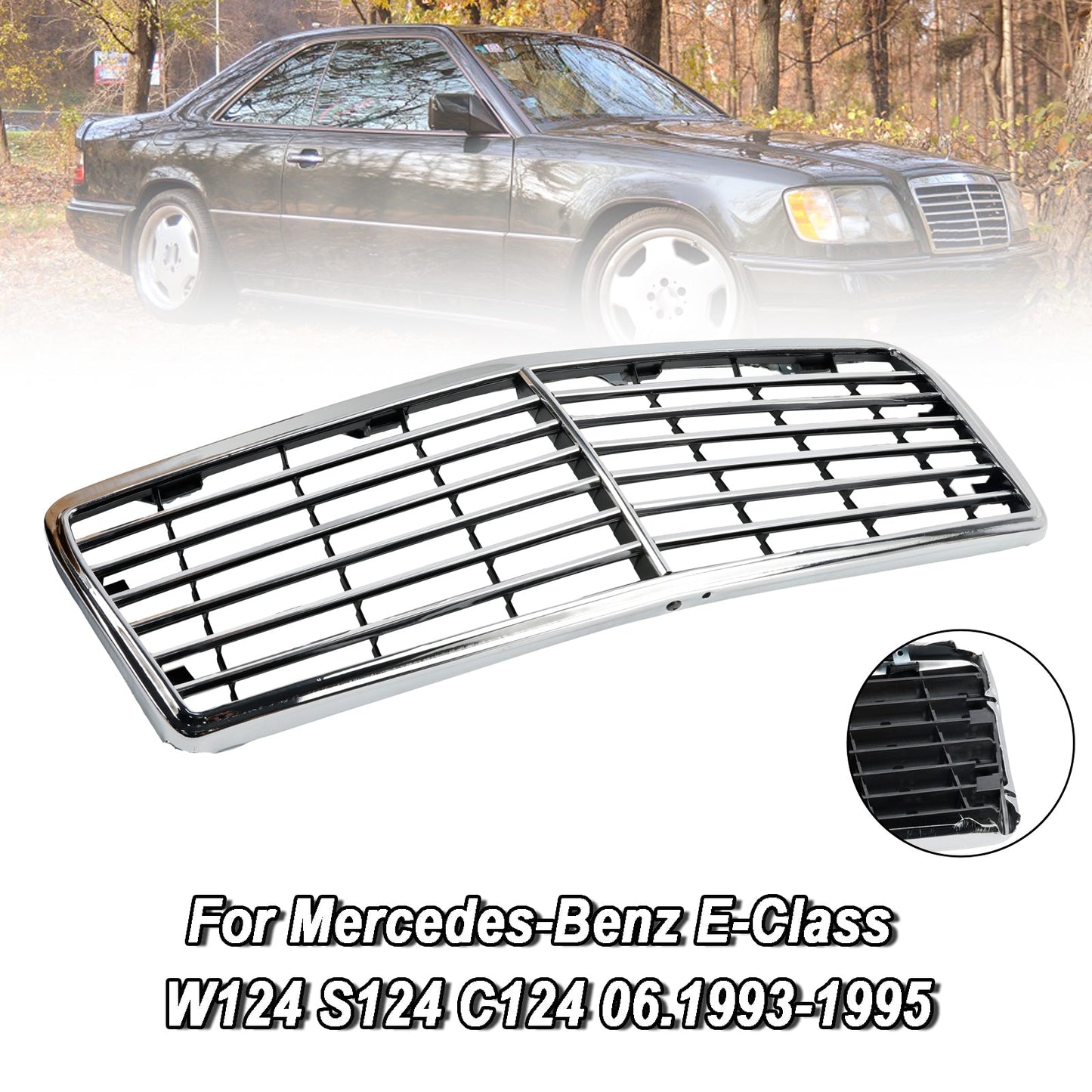 Griglia paraurti anteriore Mercedes-Benz Classe E W124 S124 C124 1993-1995
