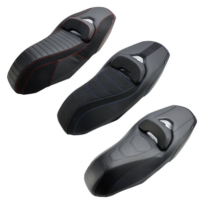Sella passeggero completa per pilota Yamaha X-Max 300 2023-2025 con cuscino rosso