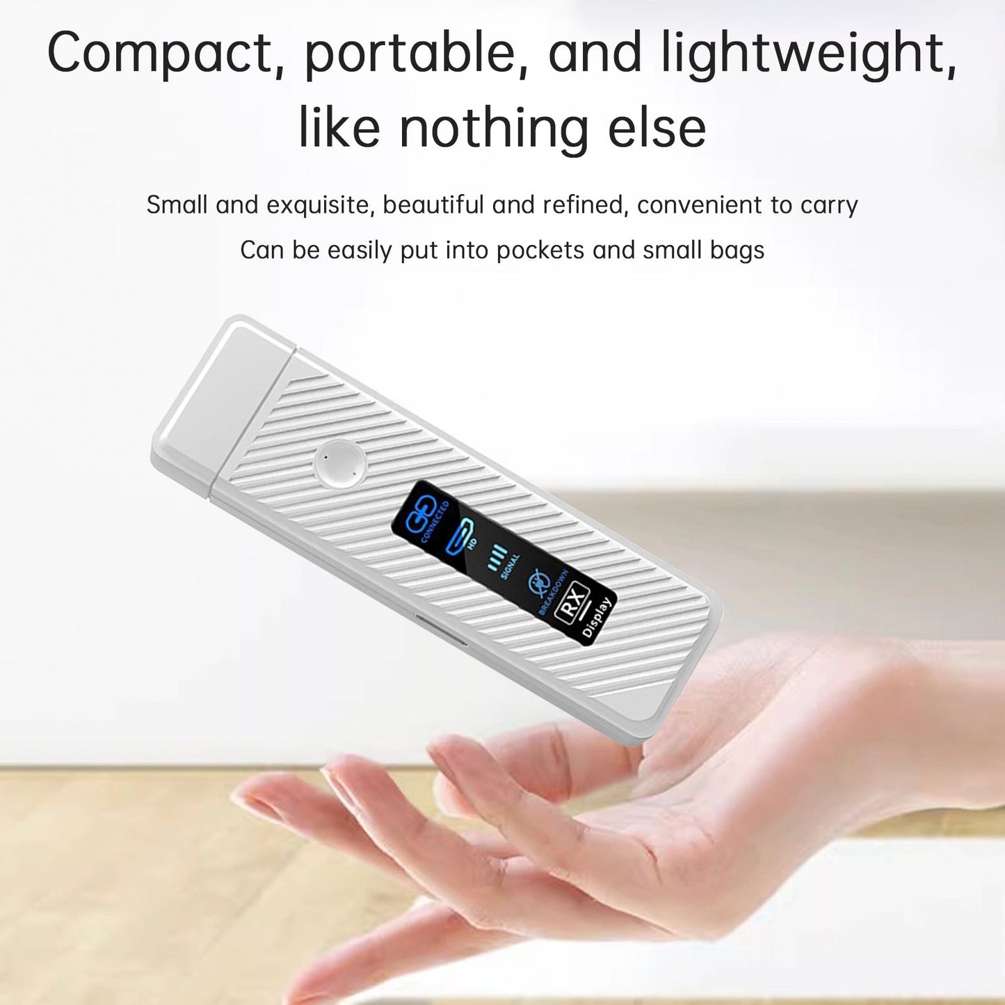 Proiettore wireless HDMI con schermo singolo HD 1080P 50M Trasmettitore e ricevitore video