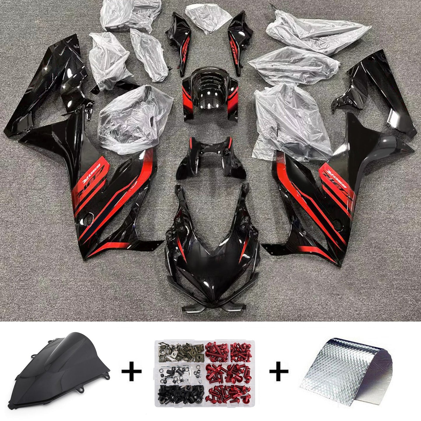 Kit di carene in plastica ABS stampate a iniezione per Honda CBR650R 2019-2020