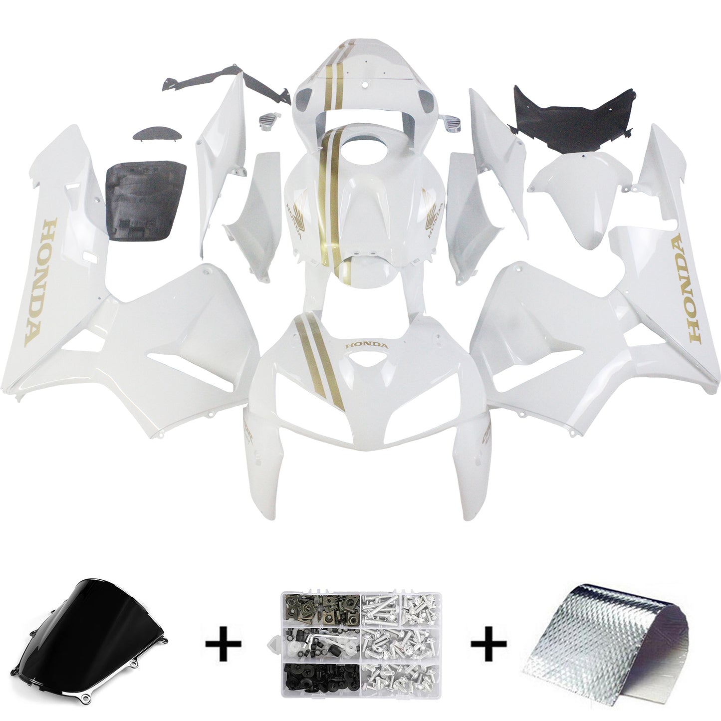 Kit di carenatura iniezione ABS di plastica per Honda CBR600RR 2005-2006 F5