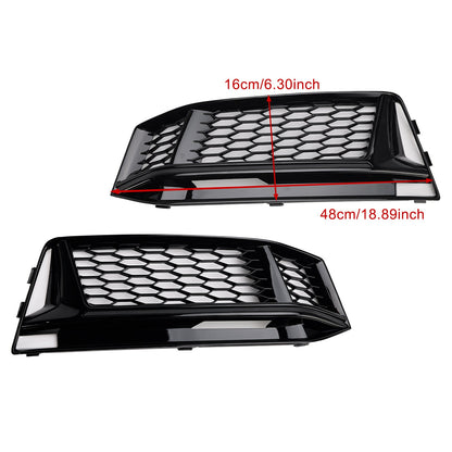 Griglia di copertura fendinebbia AUDI A4 B9 S-Line S4 2016-2018 (2 pezzi)