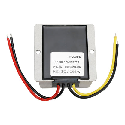 Convertitore di alimentazione CC/CC impermeabile da 15 A, regolatore di tensione da 30-90 V a 12 V