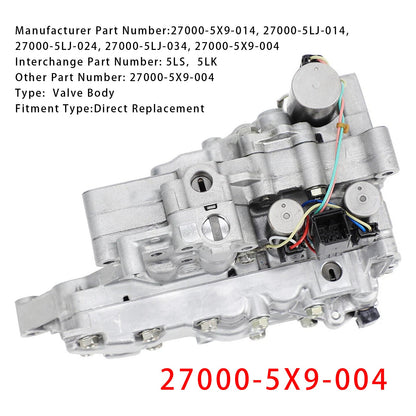 Corpo valvola solenoide trasmissione Honda CR-V 1.5L L4 - Gas 5LS 5LK CVT 2017-2024 27000-5X9-014 27000-5LJ-014
