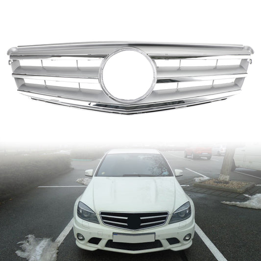 Per Mercedes Benz Classe C W204 C300 C350 2008-2014 Griglia anteriore cromata