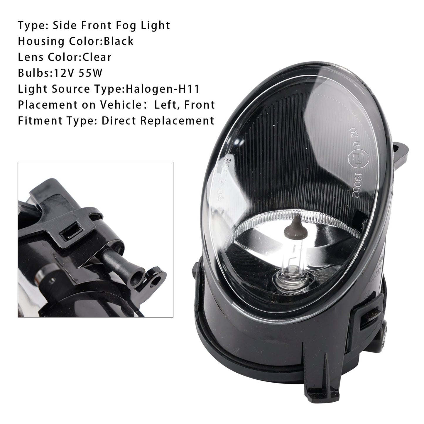 2005 2006 2007 2008 Audi A6 C6 1 pezzo Paraurti anteriore sinistro Fendinebbia