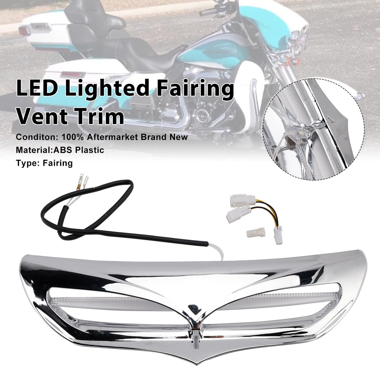 Carenatura con illuminazione a LED per Electra Street Glide FLHTCU 2014-2022