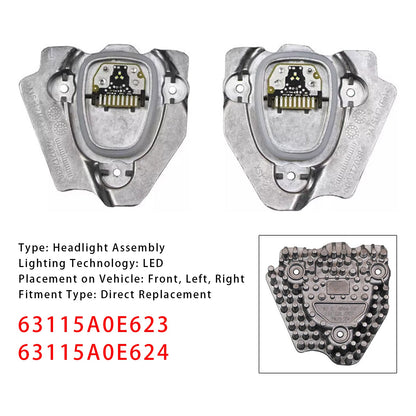 Modulo unità fari DRL a LED 2 pezzi per BMW X3 X4 G01 G02 2020-2022 63115A0E623+63115A0E624
