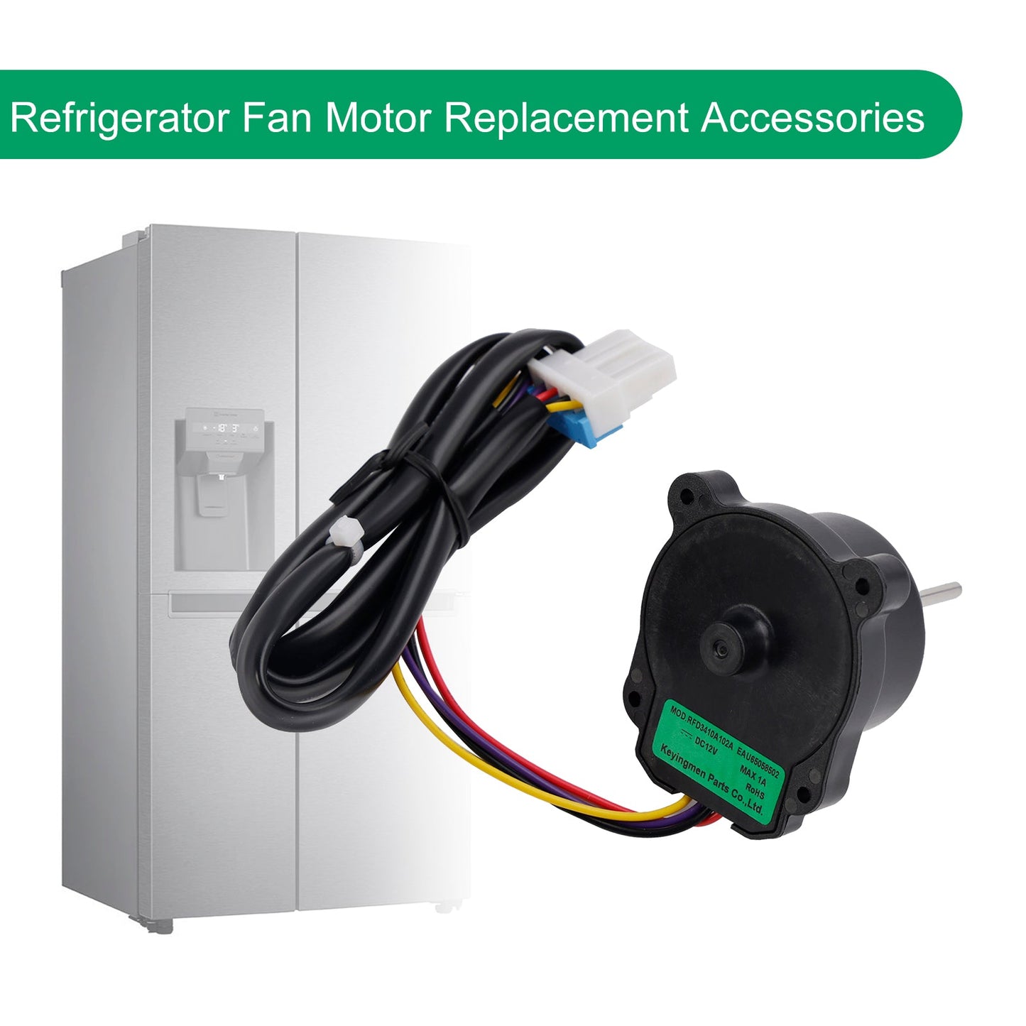 Accessori di ricambio per motore ventola frigorifero DC 12V per LG EAU65058502