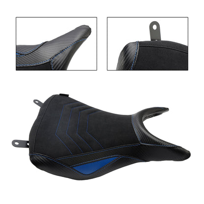 Cuscino per sedile anteriore conducente Raider Yamaha Mt-03 Yzf-R3 2015-2023 in poliuretano blu