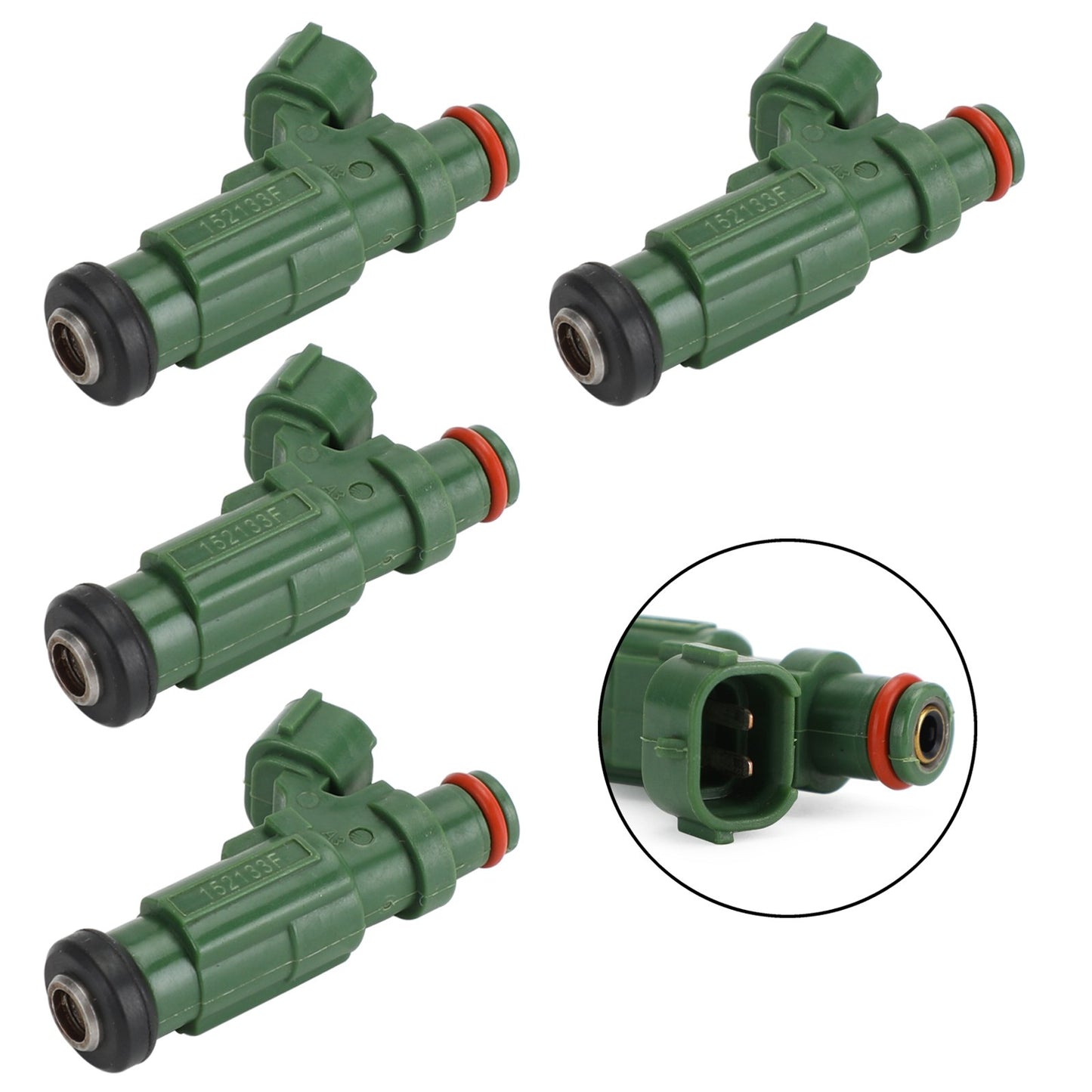 4pcs Fuel Injector 63P-13761-00-00 per Yamaha F150 Outboard 2004-2013