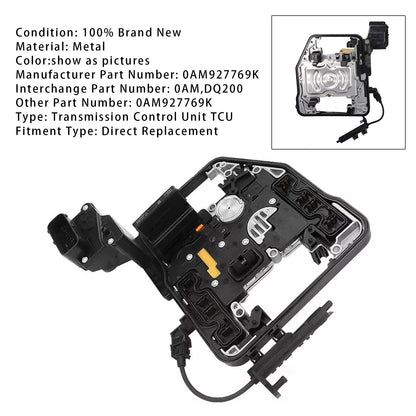 Nuova unità di controllo della trasmissione 0AM TCU TCM 0AM927769K DQ200 per VW Audi A3