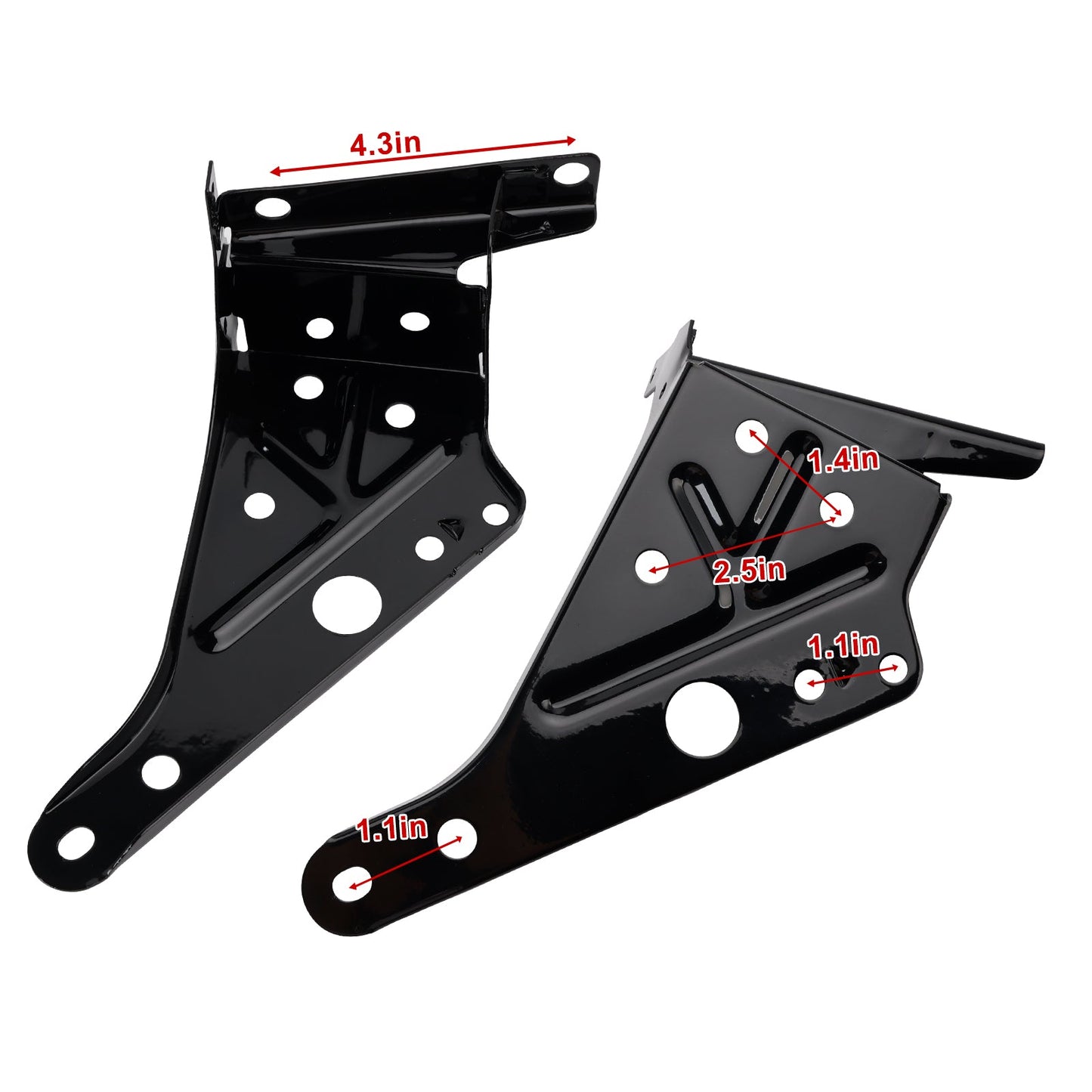 Staffe di montaggio per testa Harley Touring Street Glide 2014-2023 57000169 57000170