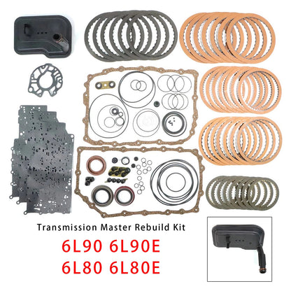 Kit completo di revisione per trasmissioni 6L90 6L90E 6L80 6L80E con pistoni, filtro e frizione.