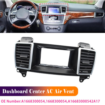 Bocchetta dell'aria centrale del cruscotto, schermo piccolo per Mercedes GL ML X166 W166 2013-2015