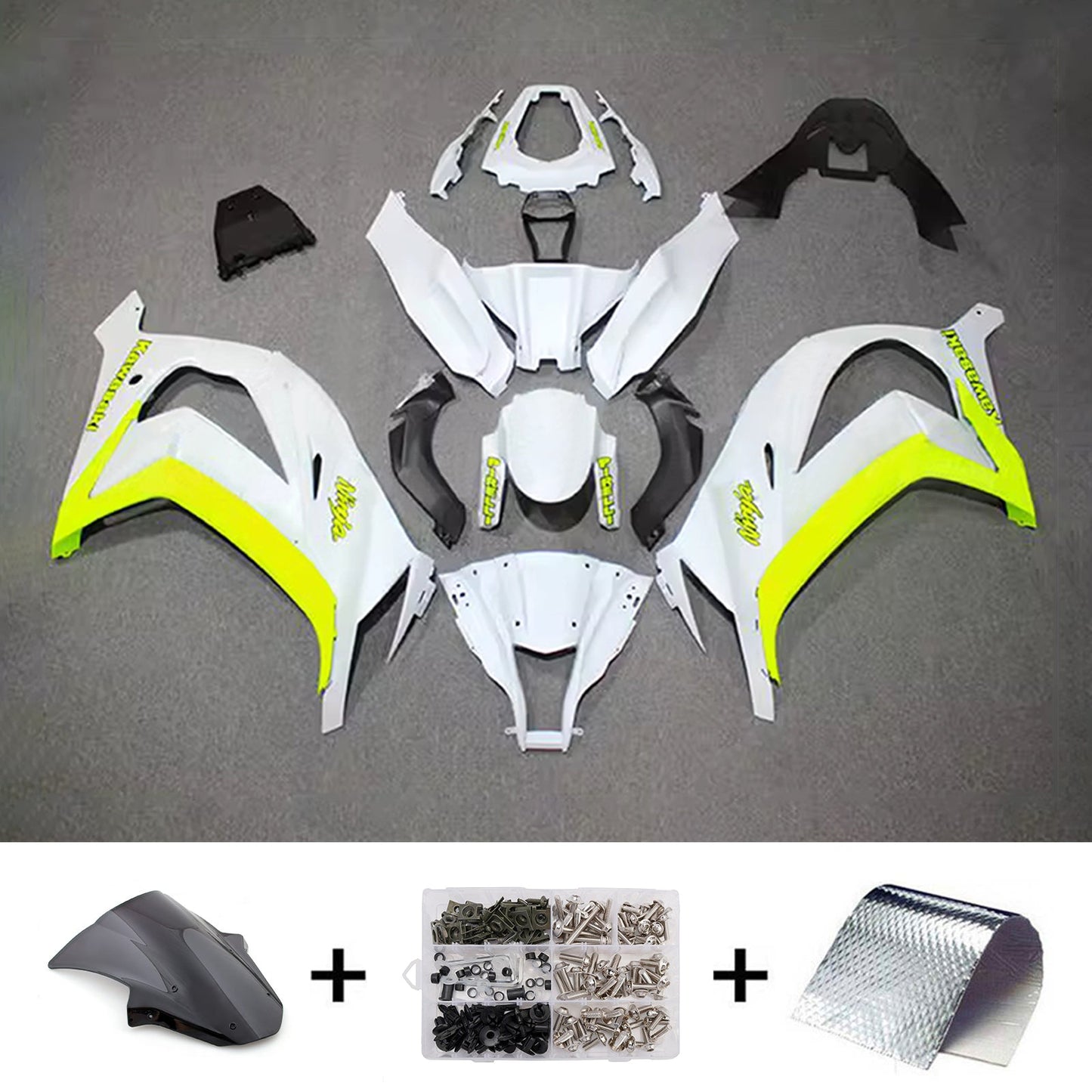 Kit carenatura iniezione in plastica ABS adatto per Kawasaki ZX10R 2011-2015