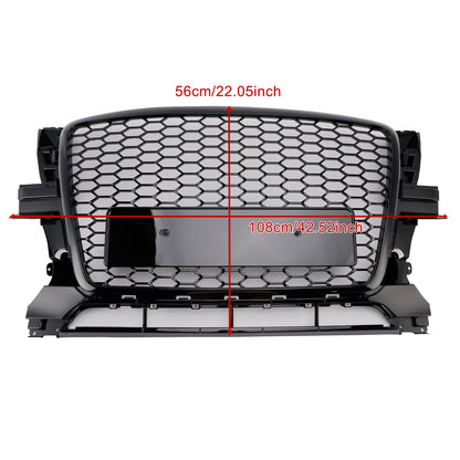 Per Audi Q5 2009-2012 Griglia paraurti anteriore nera lucida 8R0853651B