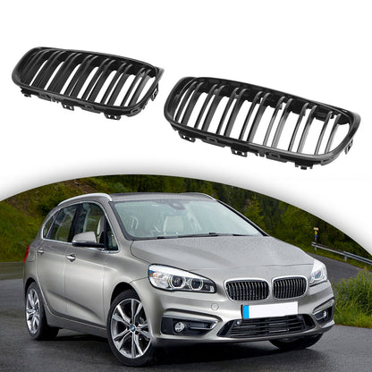 Griglia anteriore nera lucida per BMW Serie 2 Gran Tourer F45 F46 2015-2018