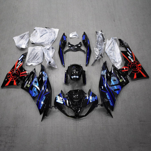 Kit carenatura iniezione in plastica ABS adatto per Kawasaki ZX6R 636 2009-2012