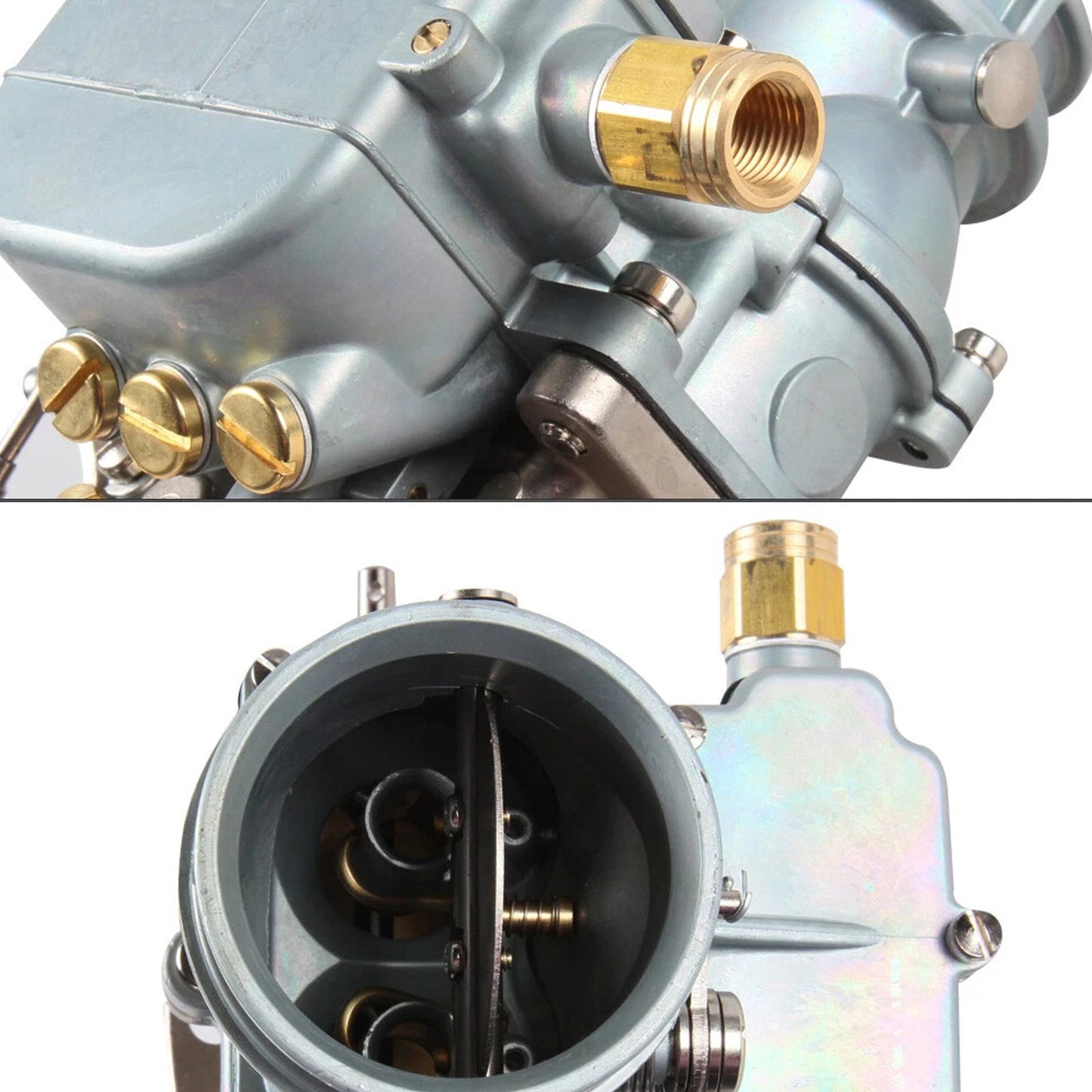 Carburatore Ford e Mercury 1949-1953, finitura naturale, stile 97, 2 cilindri, 91511655