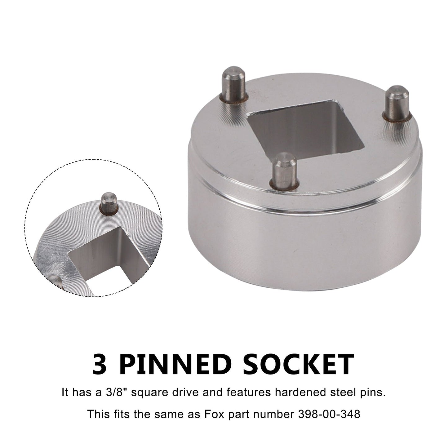 Strumento per presa forcella per la rimozione del pistone interno a 3 pin Fox CTD - come 398-00-348