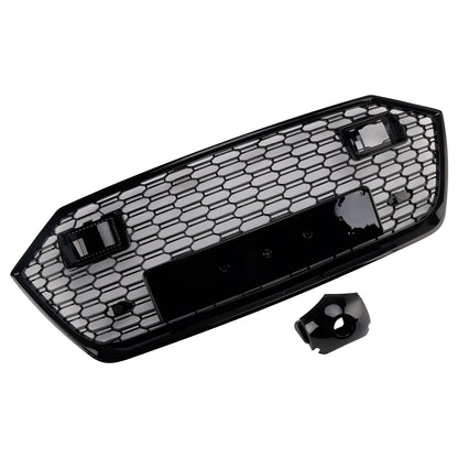 Per Audi A7 C8 S7 2019-2024 W/ACC Griglia paraurti anteriore nera