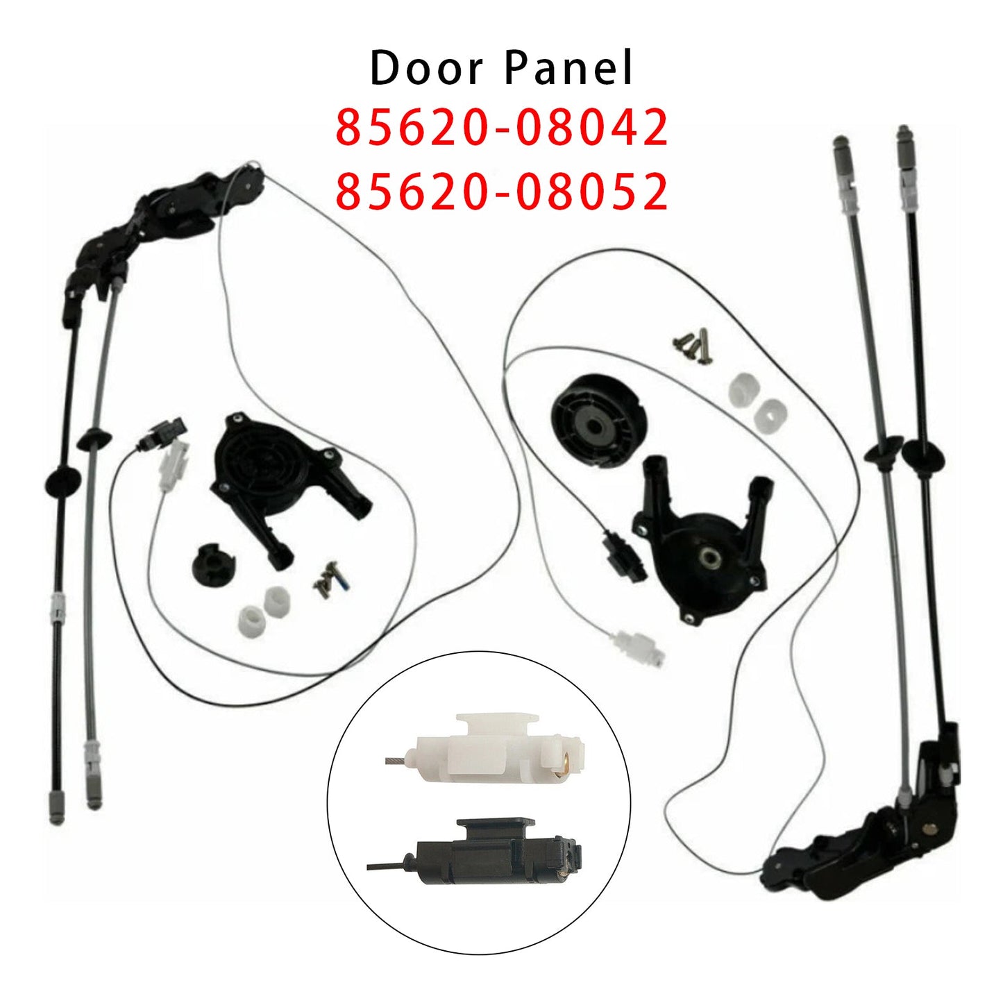 Cavo porta scorrevole elettrica senza motore per Toyota Sienna 3.5L DOHC V6 24V 2007-2010, set 85620-08052