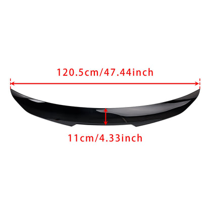 Spoiler posteriore per bagagliaio nero lucido BMW Serie 4 F36 4DR Coupé 2014-2020 PSM Style