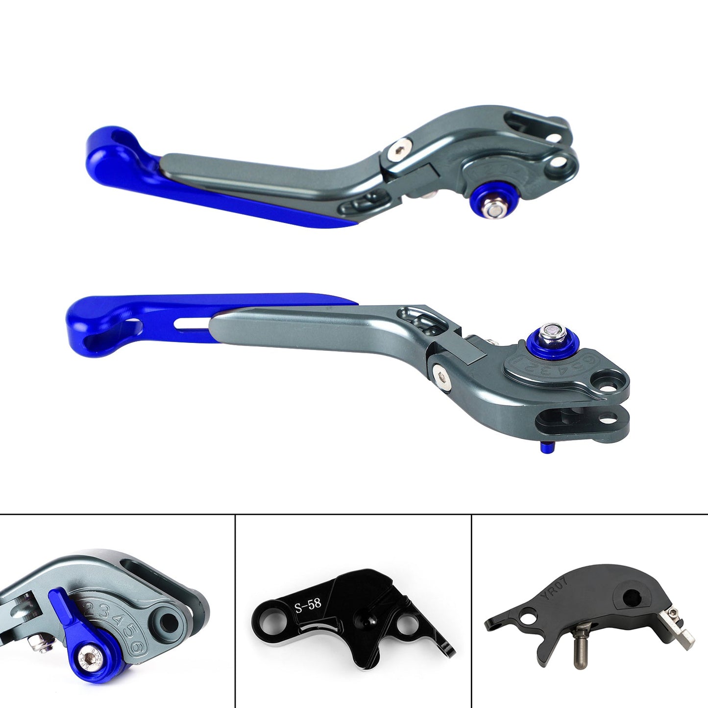 Leva freno frizione regolabile YAMAHA YZF R7 MT-10/SP FZ-10/SP 2022-2023