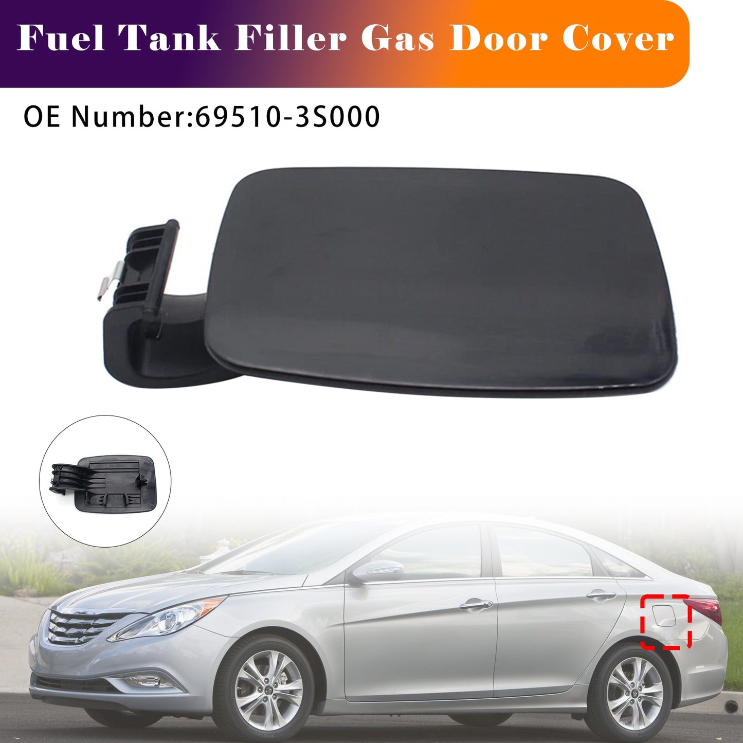 Sportello di riempimento del serbatoio carburante 695103S000 per Hyundai Sonata 2011-2014